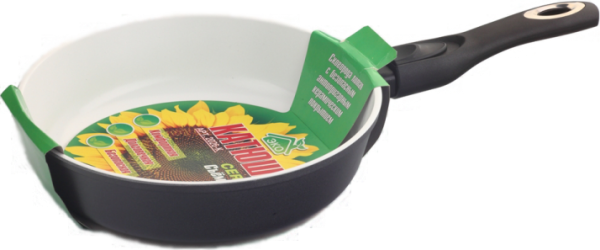 Сковорода Катюша 5028-к Белая черная синий